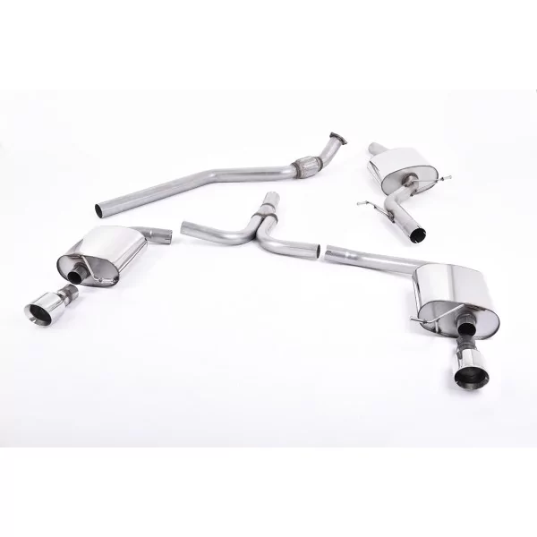 Échappement cat-back Milltek SSXAU248 pour Audi A4 2.0 TFSI S line B8 Saloon & Avant