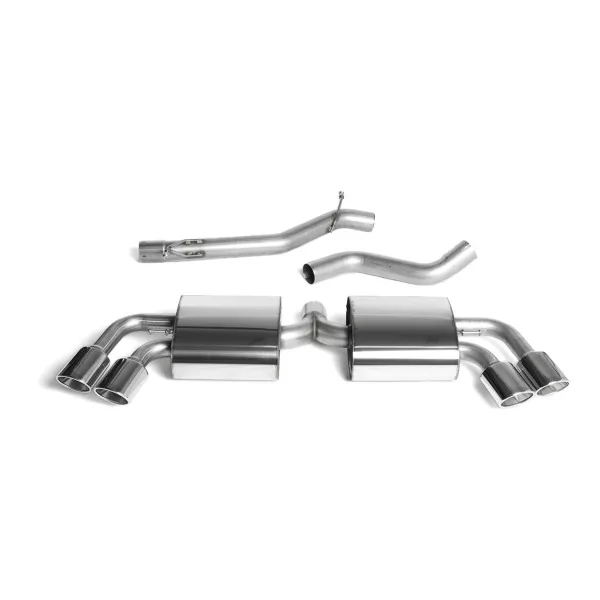 Milltek SSXAU292 cat-back exhaust for Audi TT Mk2 TTS quattro