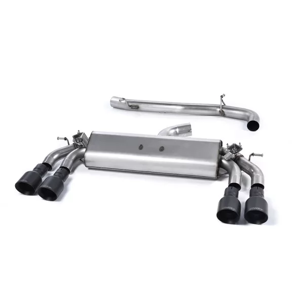 Échappement cat-back Milltek SSXAU392 pour Audi S3, embouts GT-100 noirs