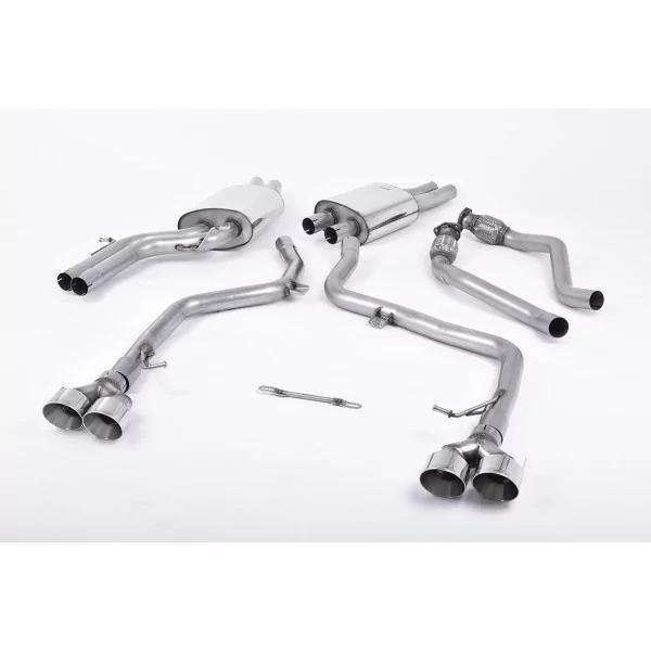 Milltek SSXAU409 cat-back exhaust for Audi S5 3.0 TFSI B8.5 Coupé & Cabriolet, polished GT-100 tips