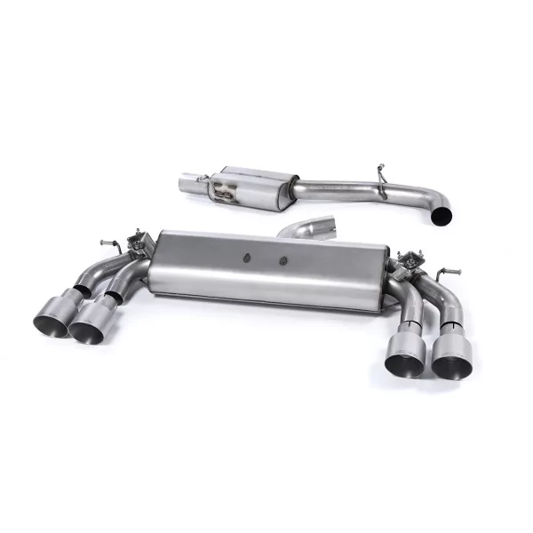 Milltek SSXAU399 cat-back exhaust for Audi S3 2.0 TFSI quattro 3-Door 8V/8V.2, titanium GT-100 tips