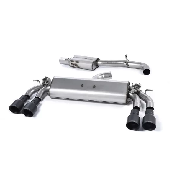 Milltek SSXAU420 cat-back exhaust for Audi S3 2.0 TFSI quattro Sportback 8V/8V.2, black GT-100 tips