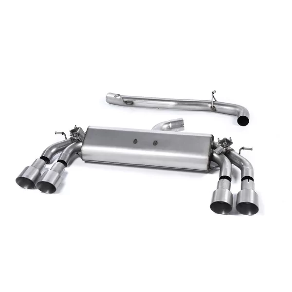 Échappement cat-back Milltek SSXAU417 pour Audi S3, embouts GT-100 titane