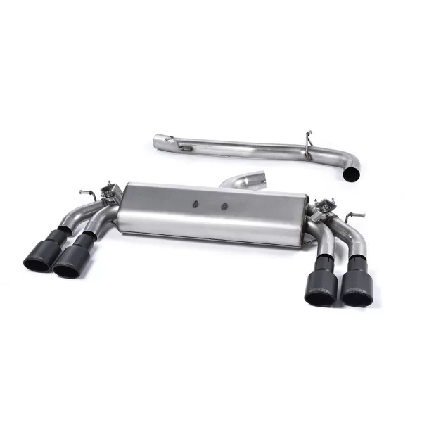 Échappement cat-back Milltek SSXAU414 pour Audi S3, embouts ovales noirs