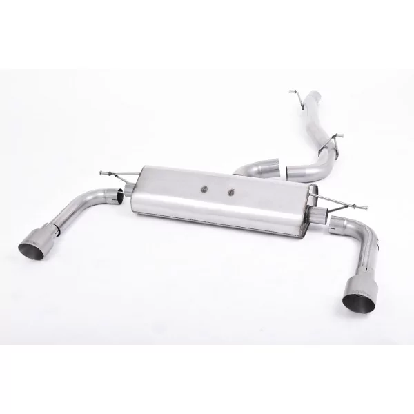 Milltek SSXAU483 cat-back exhaust for Audi A3 2.0 TFSI quattro Sedan 8V, titanium GT-100 tips