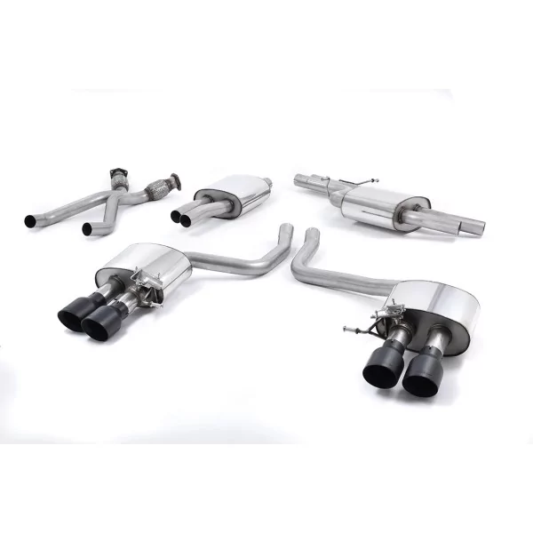 Milltek SSXAU505 cat-back exhaust for Audi SQ5 3.0 TFSI Supercharged, black GT-100 tips