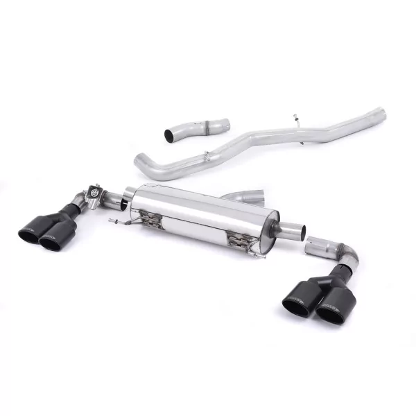 Scarico cat-back Milltek SSXAU493 per Audi S1 2.0 TFSI quattro, terminali ovali neri