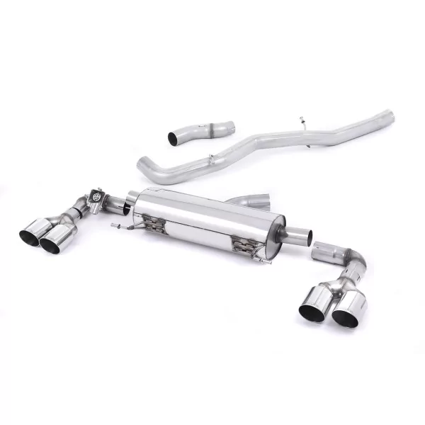 Milltek SSXAU492 cat-back exhaust for Audi S1 2.0 TFSI quattro, polished GT-90 tips
