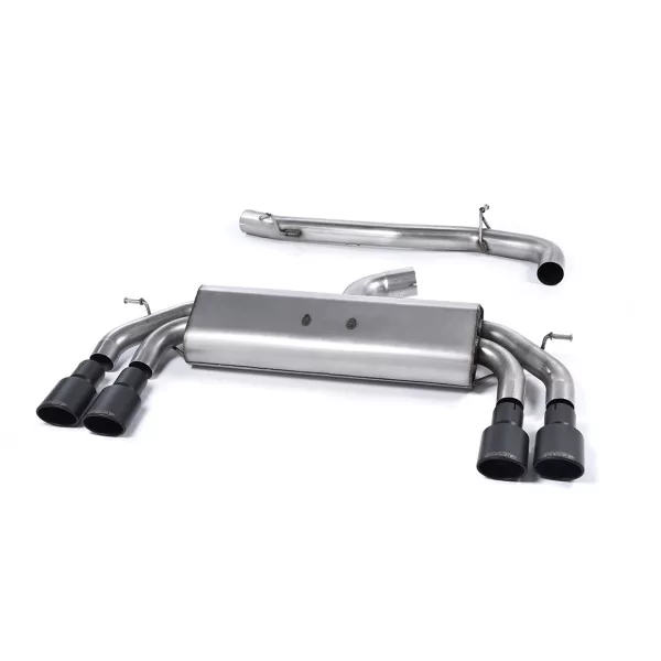 Milltek SSXAU530 cat-back exhaust for Audi S3 2.0 TFSI quattro Sportback 8V/8V.2, black oval tips