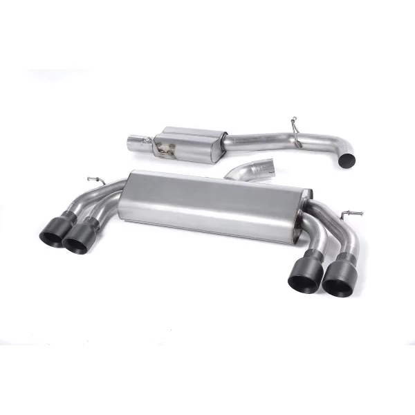 Milltek SSXAU527 cat-back exhaust for Audi S3 2.0 TFSI quattro 3-Door 8V/8V.2, black GT-100 tips
