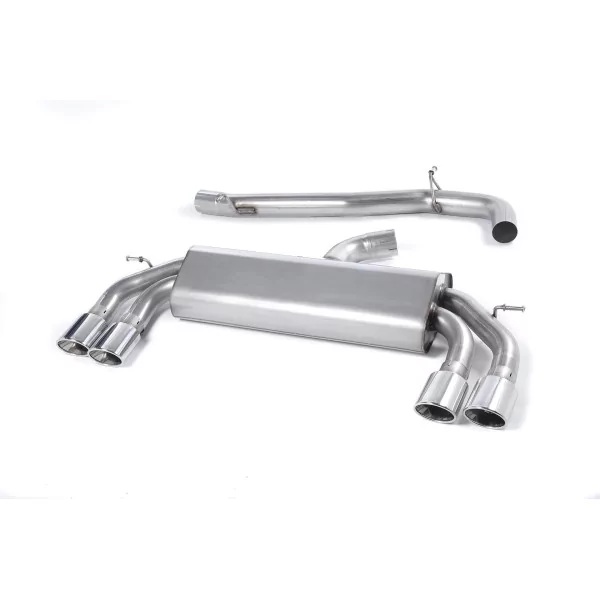 Milltek SSXAU521 cat-back exhaust for Audi S3 2.0 TFSI quattro 3-Door 8V/8V.2, polished oval tips