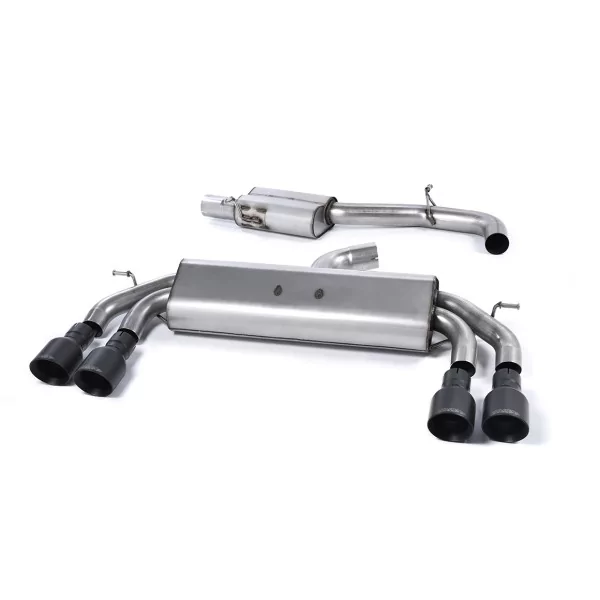 Milltek SSXAU536 cat-back exhaust for Audi S3 2.0 TFSI quattro Sportback 8V/8V.2, black GT-100 tips