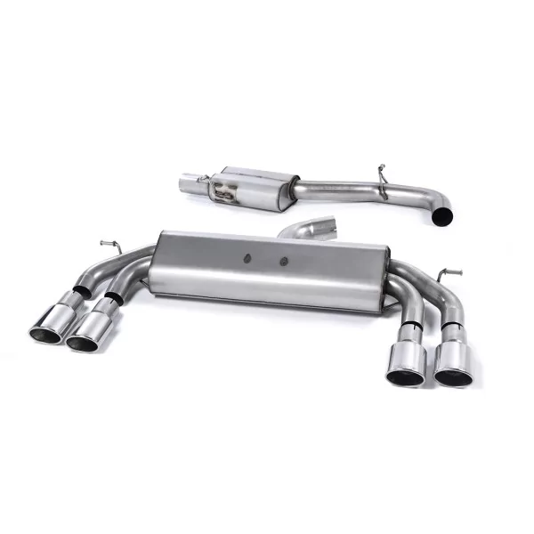 Milltek SSXAU535 cat-back exhaust for Audi S3 2.0 TFSI quattro Sportback 8V/8V.2, polished oval tips