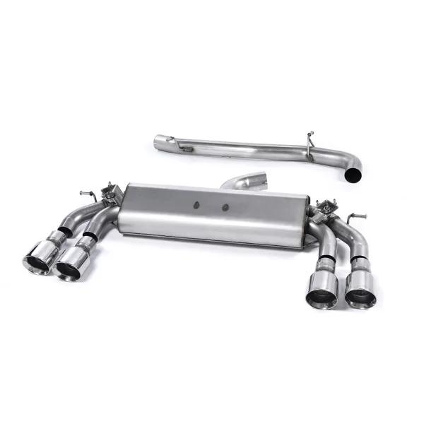 Milltek SSXAU533 cat-back exhaust for Audi S3 2.0 TFSI quattro Sportback 8V/8V.2, polished GT-100 tips