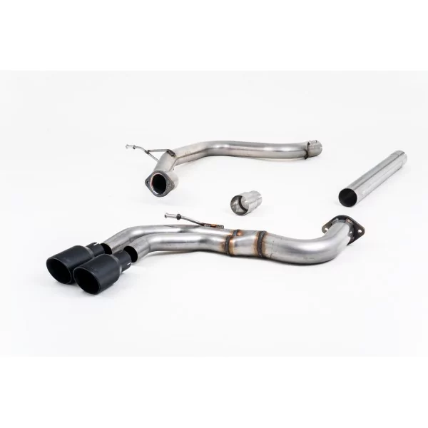 Milltek SSXAU565 cat-back exhaust for Audi A3 2.0 TDI 184PS MQB 2WD, black GT-80 tips