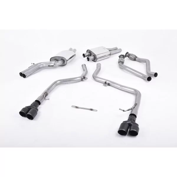 Milltek SSXAU559 cat-back exhaust for Audi S5 3.0 TFSI B8 Coupé & Cabriolet, black GT-80 tips