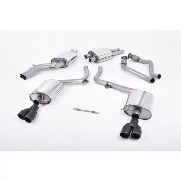 Milltek SSXAU558 cat-back exhaust for Audi S5 3.0 TFSI B8 Coupé & Cabriolet, black GT-80 tips
