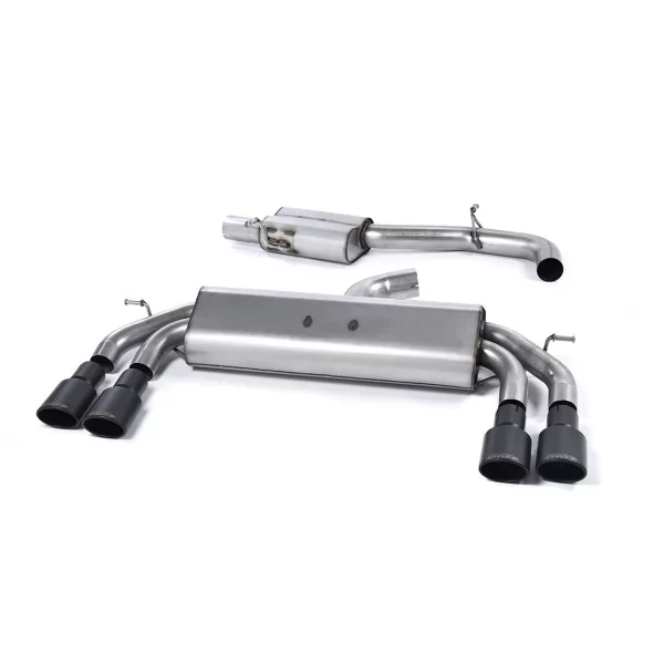 Milltek SSXAU549 cat-back exhaust for Audi S3 2.0 TFSI quattro Sportback 8V/8V.2, black oval tips