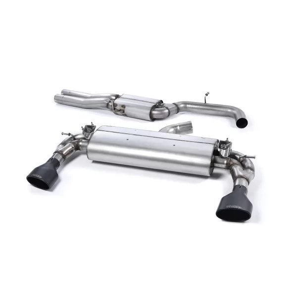Milltek SSXAU590 cat-back exhaust for Audi RS3 Sportback, black oval tips