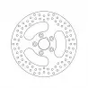 Brembo 68B407E0 Serie Oro Harley Davidson Fxrt Tour Glide 1450