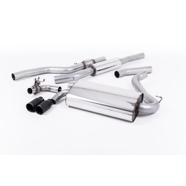 Milltek SSXBM1011 cat-back exhaust for BMW 4 Series F32 428i Coupé, black GT-76 tips