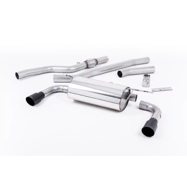 Milltek SSXBM1006 cat-back exhaust for BMW 4 Series F32 428i Coupé, black GT-90 tips