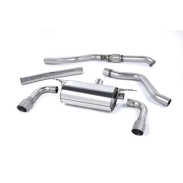 Milltek SSXBM1028 cat-back exhaust for BMW 2 Series M235i Coupé, titanium GT-90 tips