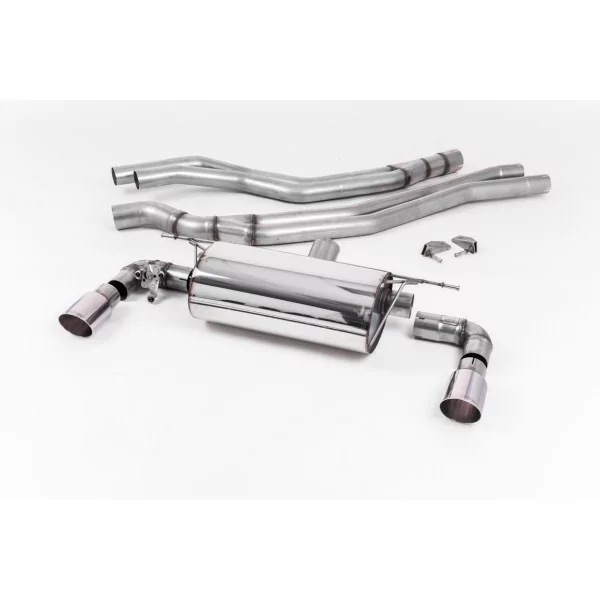Escape cat-back Milltek SSXBM1046 para BMW 1 Series M140i 3 & 5 Door, colas GT-90 pulidas