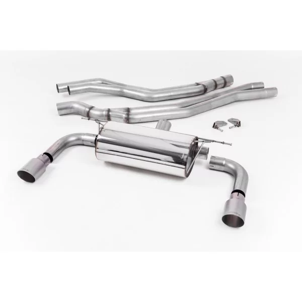 Scarico cat-back Milltek SSXBM1052 per BMW 2 Series M240i Coupe, terminali GT-90 in titanio