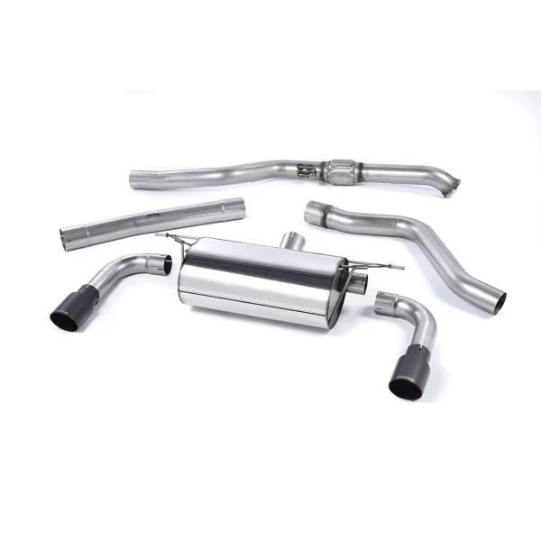 Milltek SSXBM988 cat-back exhaust for BMW 2 Series M235i Coupé, black GT-90 tips