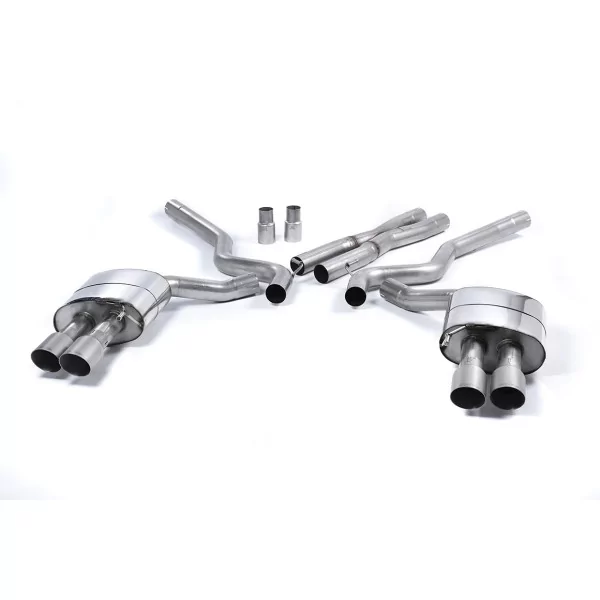 Milltek SSXFD159 cat-back exhaust for Ford Mustang 5.0 V8 GT, titanium GT-90 tips