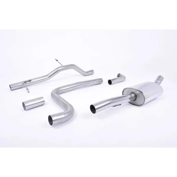 Échappement cat-back Milltek SSXFD251 pour Ford Fiesta Mk8 1.0T EcoBoost ST-Line 3 & 5 Door, embouts GT-90 titane