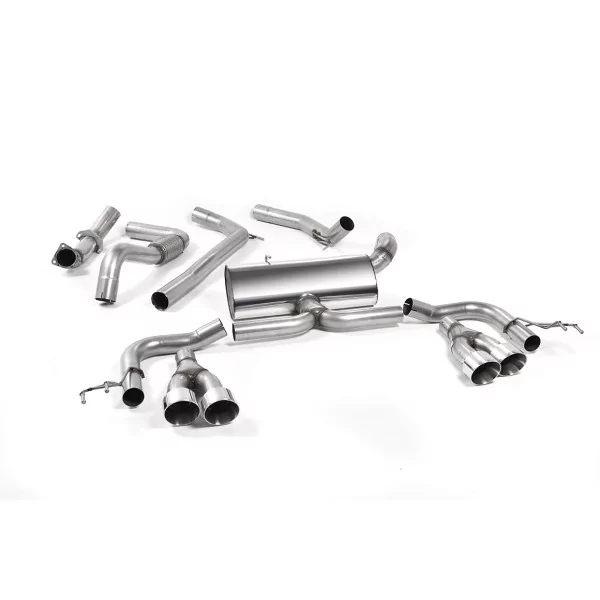 Milltek SSXHO228 cat-back exhaust for Honda / Acura Civic Type R FK2 Turbocharged 2.0 litre i-VTEC