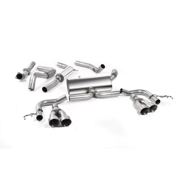 Milltek SSXHO218 cat-back exhaust for Honda / Acura Civic Type R FK2 Turbocharged 2.0 litre i-VTEC