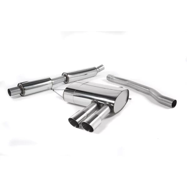 Milltek SSXM407 cat-back exhaust for New Mini Mk3 Mini Cooper S 2.0 Turbo, polished GT-90 tips