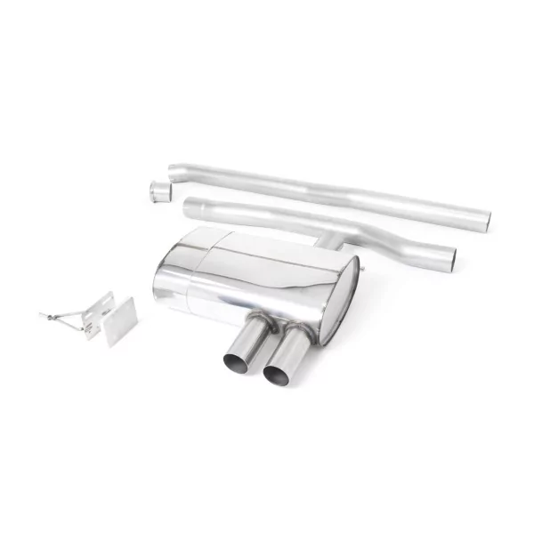 Milltek SSXM455 cat-back exhaust for New Mini Mk3, polished GT-90 tips