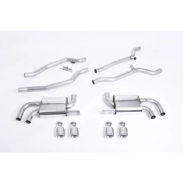 Échappement cat-back Milltek SSXPO110 pour Porsche Cayenne 958 Turbo 4.8 V8