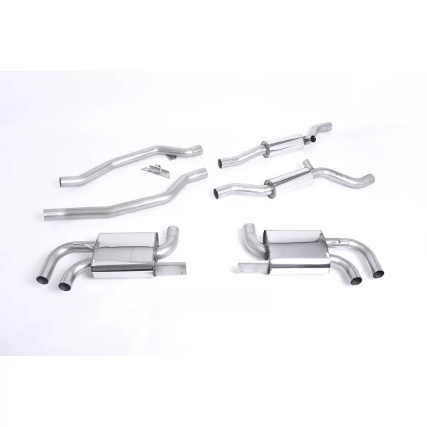 Milltek SSXPO109 cat-back exhaust for Porsche Cayenne 958 Turbo 4.8 V8