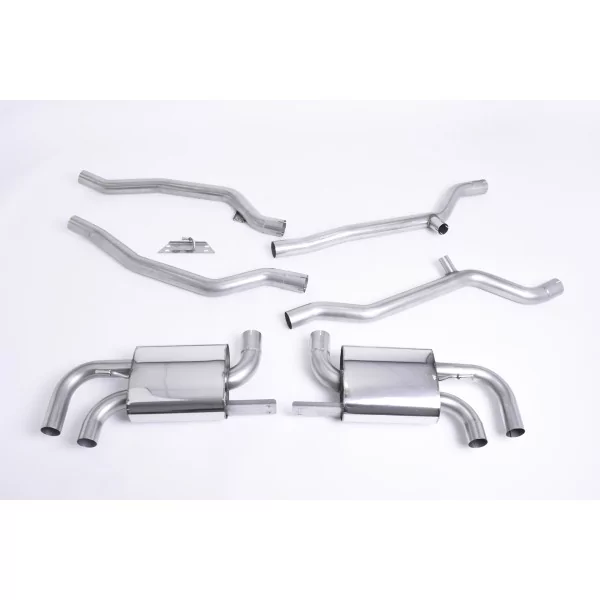 Milltek SSXPO108 cat-back exhaust for Porsche Cayenne 958 Turbo 4.8 V8