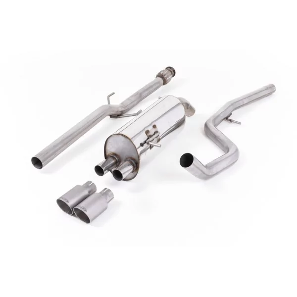 Milltek SSXPE111 cat-back exhaust for Peugeot GTi 1.6, titanium GT-80 tips
