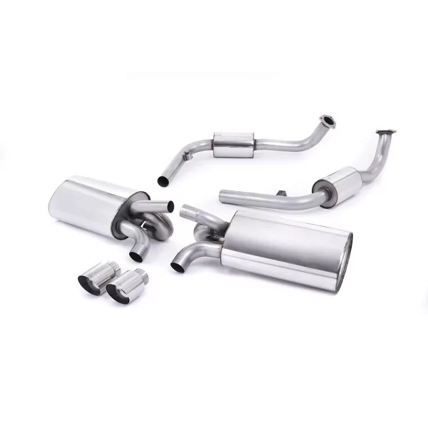 Milltek SSXPO120 cat-back exhaust for Porsche, polished tips