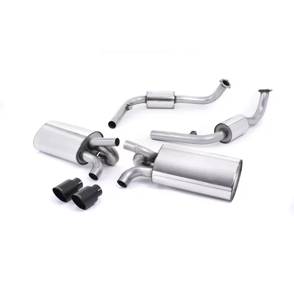Échappement cat-back Milltek SSXPO117 pour Porsche, embouts noirs