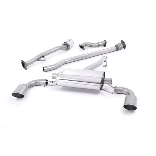 Milltek SSXSB038 cat-back exhaust, titanium GT-115 tips