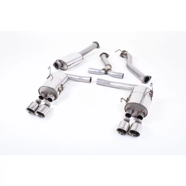 Milltek SSXSB046 cat-back exhaust for Subaru Impreza STi & WRX STI Saloon / Sedan, polished GT-100 tips