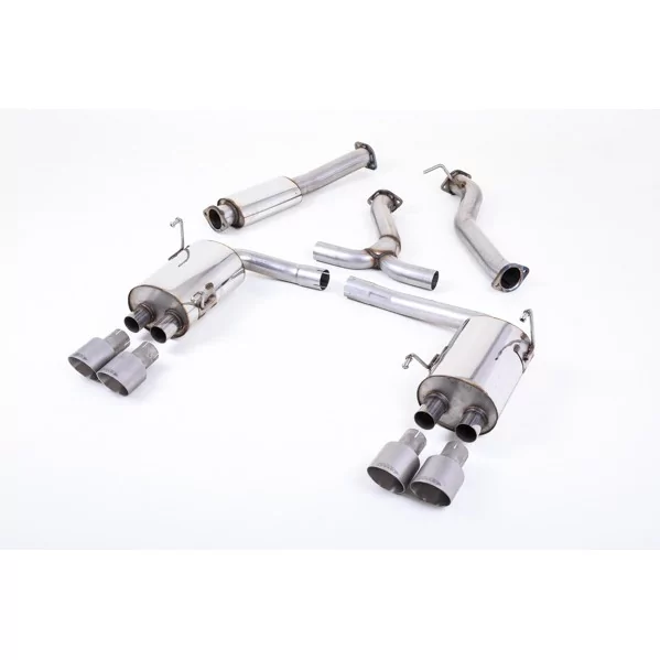 Échappement cat-back Milltek SSXSB045 pour Subaru Impreza STi & WRX STI Saloon / Sedan, embouts GT-100 titane