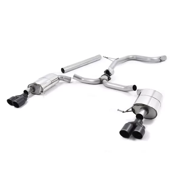 Milltek SSXSE175 cat-back exhaust for Seat Leon ST Cupra 280 & 290 2.0 TSI, black GT-80 tips