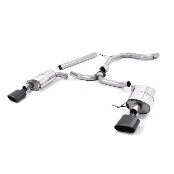 Milltek SSXSE173 cat-back exhaust for Seat Leon ST Cupra 280 & 290 2.0 TSI, black oval tips