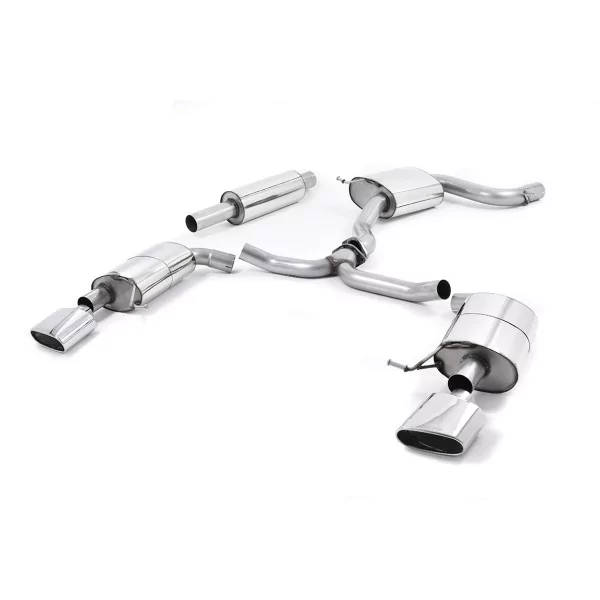 Milltek SSXSE168 cat-back exhaust for Seat Leon ST Cupra 280 & 290 2.0 TSI, polished oval tips