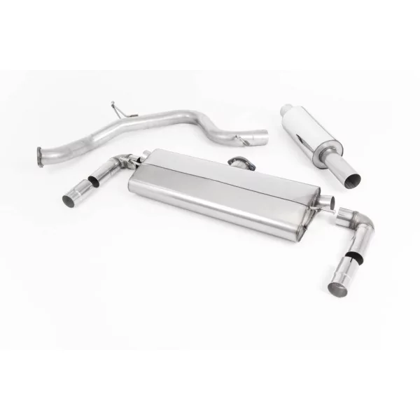 Milltek SSXSE207 cat-back exhaust for Seat Leon Cupra 300 2.0 TSI, black GT-80 tips