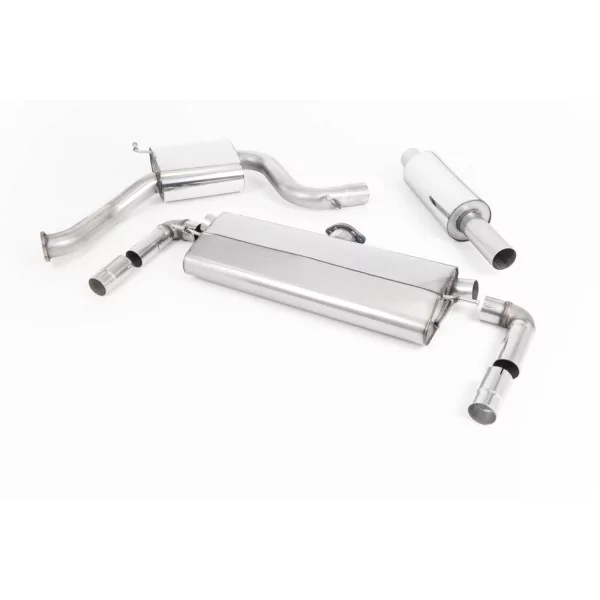 Milltek SSXSE212 cat-back exhaust for Seat Leon Cupra 300 2.0 TSI, black oval tips